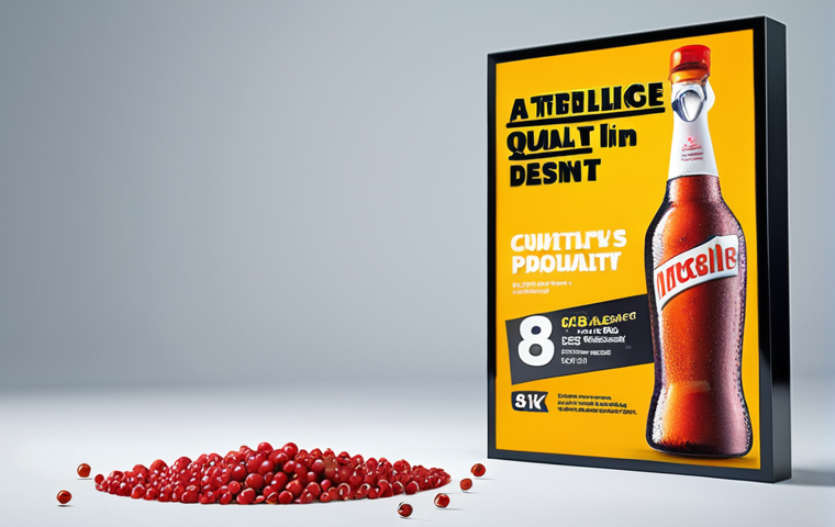 **Creative ad content:** A visually striking advertisement showcasing a product's features, designed to attract customers. Focus on high-quality imagery and compelling design.