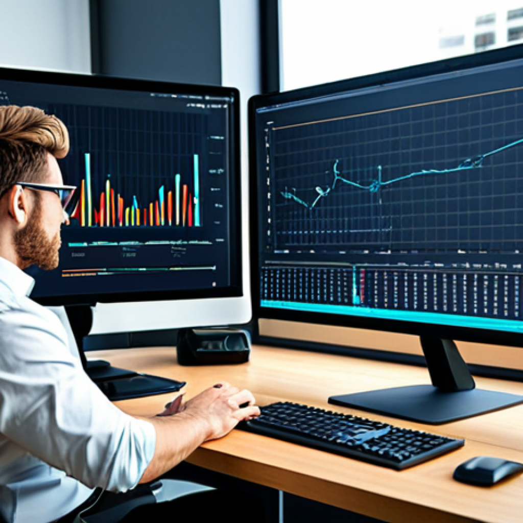 **

"A professional digital marketer, fully clothed in appropriate business attire, analyzing data on a computer screen in a bright, modern office setting. Charts and graphs are visible on the screen. Safe for work, appropriate content, perfect anatomy, correct proportions, natural pose, professional. Focus on conveying expertise and analytical skills."

**