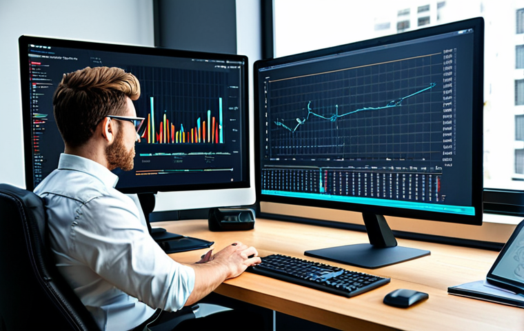 **
"A professional digital marketer, fully clothed in appropriate business attire, analyzing data on a computer screen in a bright, modern office setting. Charts and graphs are visible on the screen. Safe for work, appropriate content, perfect anatomy, correct proportions, natural pose, professional. Focus on conveying expertise and analytical skills."
**