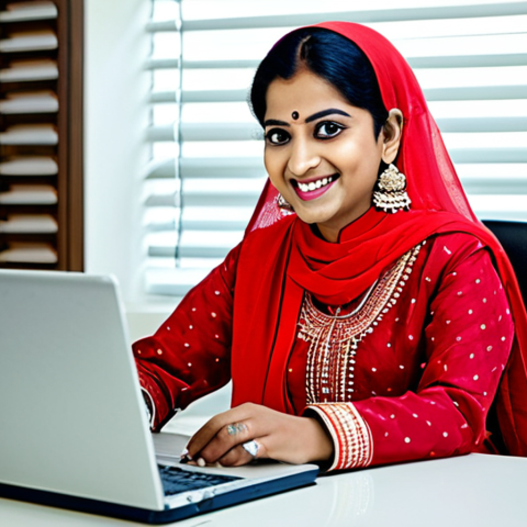 **

"A successful Bangladeshi entrepreneur, fully clothed in a traditional yet modern salwar kameez, working on a laptop in a bright, modern Dhaka office.  Smiling confidently.  Professional attire, modest, safe for work, appropriate content, perfect anatomy, correct proportions, natural pose, high quality, family-friendly."

**