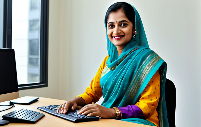 **

"A professional businesswoman in a modest, colorful sari, sitting at a desk in a bright, modern Dhaka office. She is smiling warmly. Fully clothed, appropriate attire, safe for work, perfect anatomy, natural proportions, professional photography, high quality, modest, family-friendly."

**