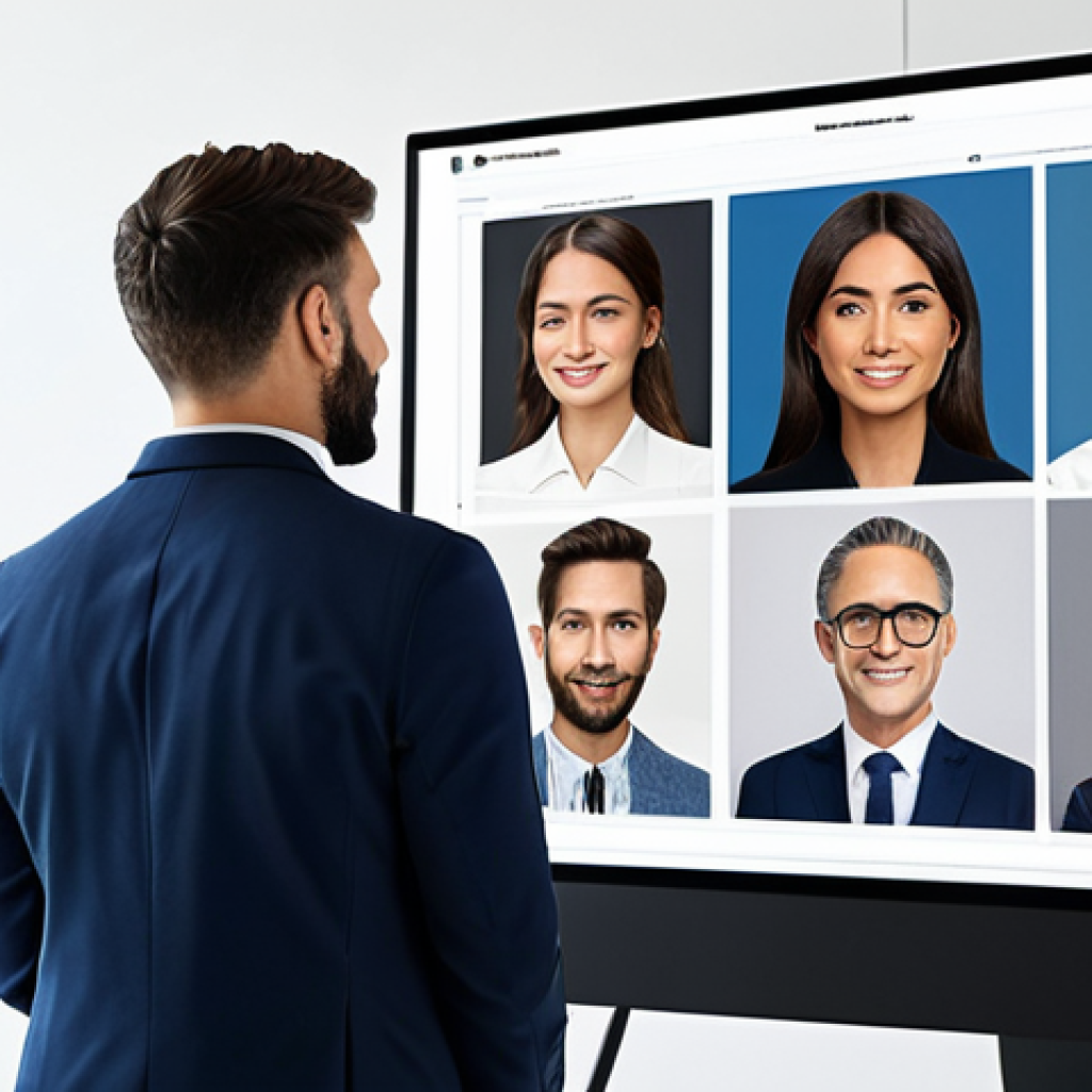 광고홍보사와 인플루언서 협업 광고 - Influencer Selection**
"A professional marketing team brainstorming, focusing on a screen showing d...