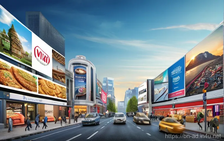 광고홍보사와 광고 트렌드 리포트 - Here are three image generation prompts in English, designed with the required guidelines: