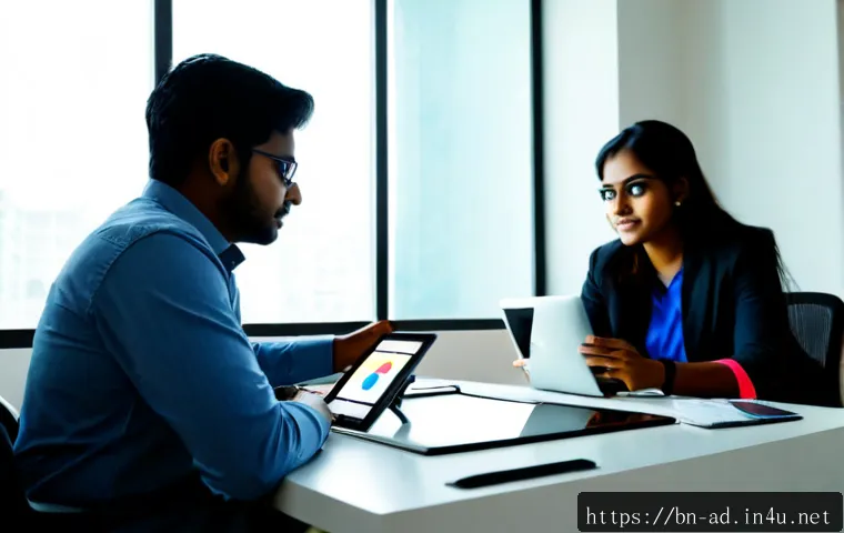 광고홍보사와 최신 광고 제작 도구 - Photorealistic modern advertising agency workspace in Dhaka, diverse Bangladeshi creative team colla...